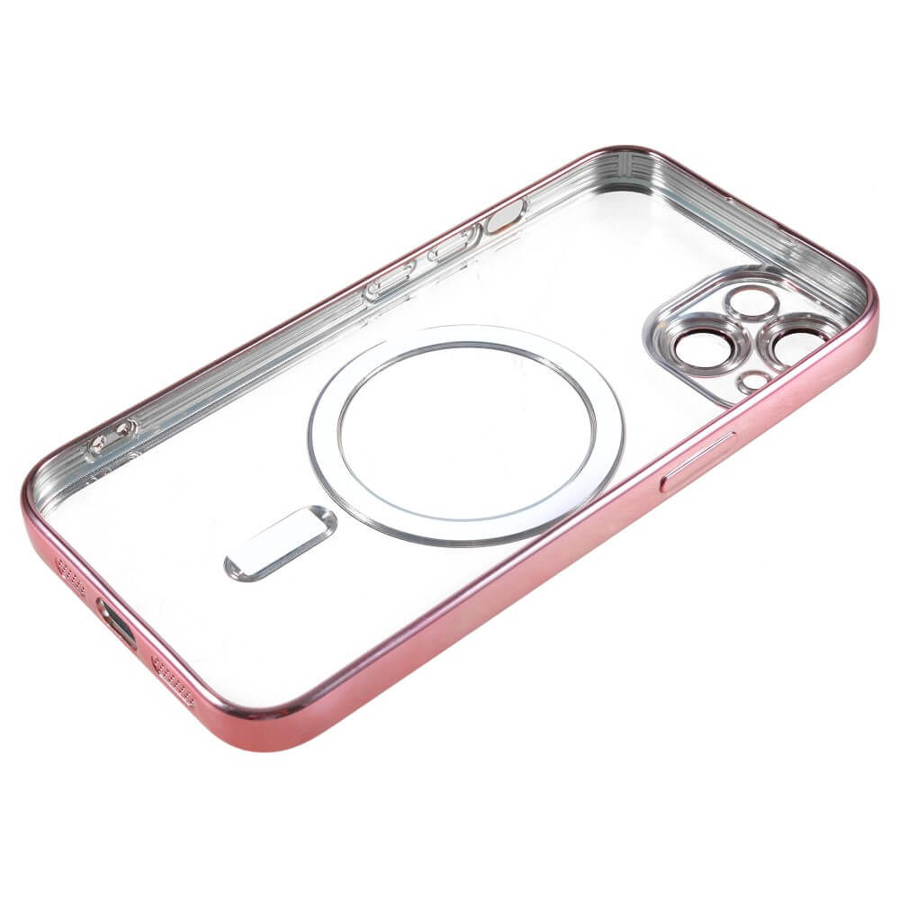 iPhone 15 - Handyhülle mit metallischem Design & Kameraschutz