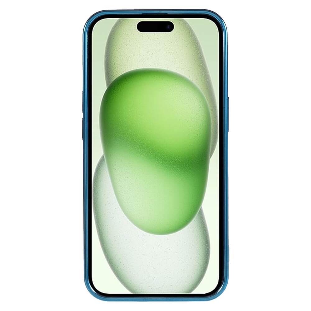 iPhone 15 - Handyhülle mit metallischem Design & Kameraschutz