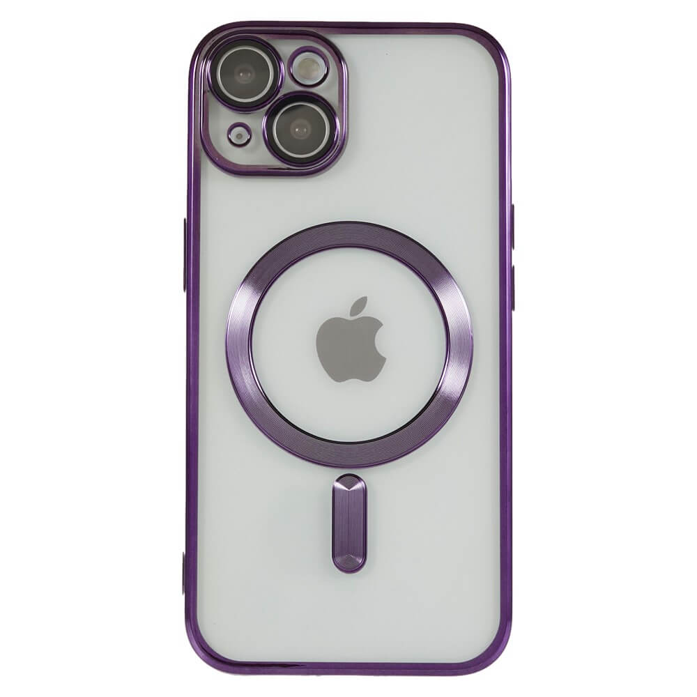 iPhone 15 - Handyhülle mit metallischem Design & Kameraschutz