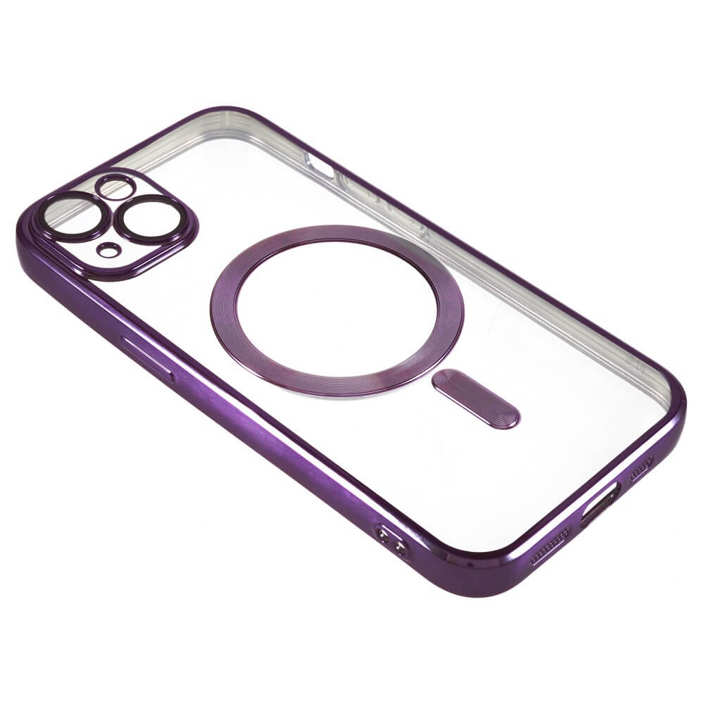 iPhone 15 - Handyhülle mit metallischem Design & Kameraschutz