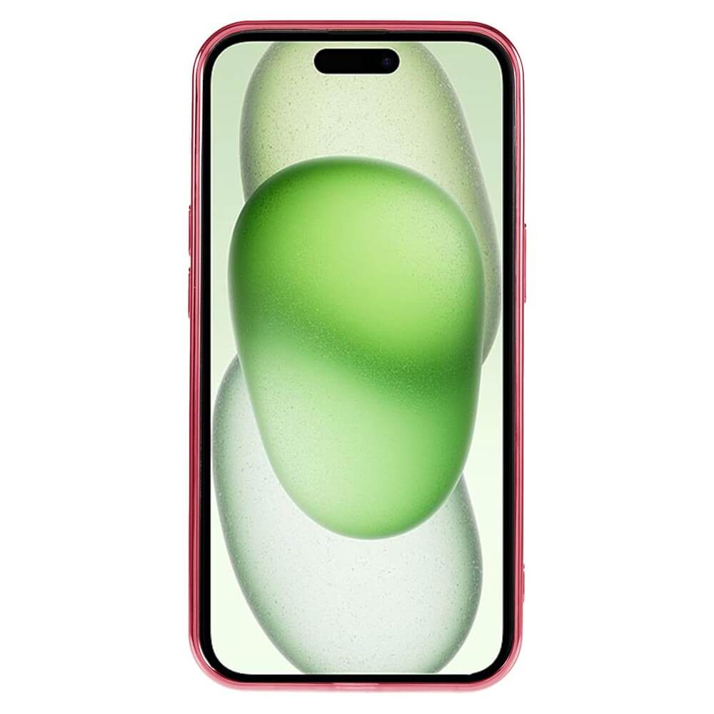 iPhone 15 - Handyhülle mit metallischem Design & Kameraschutz