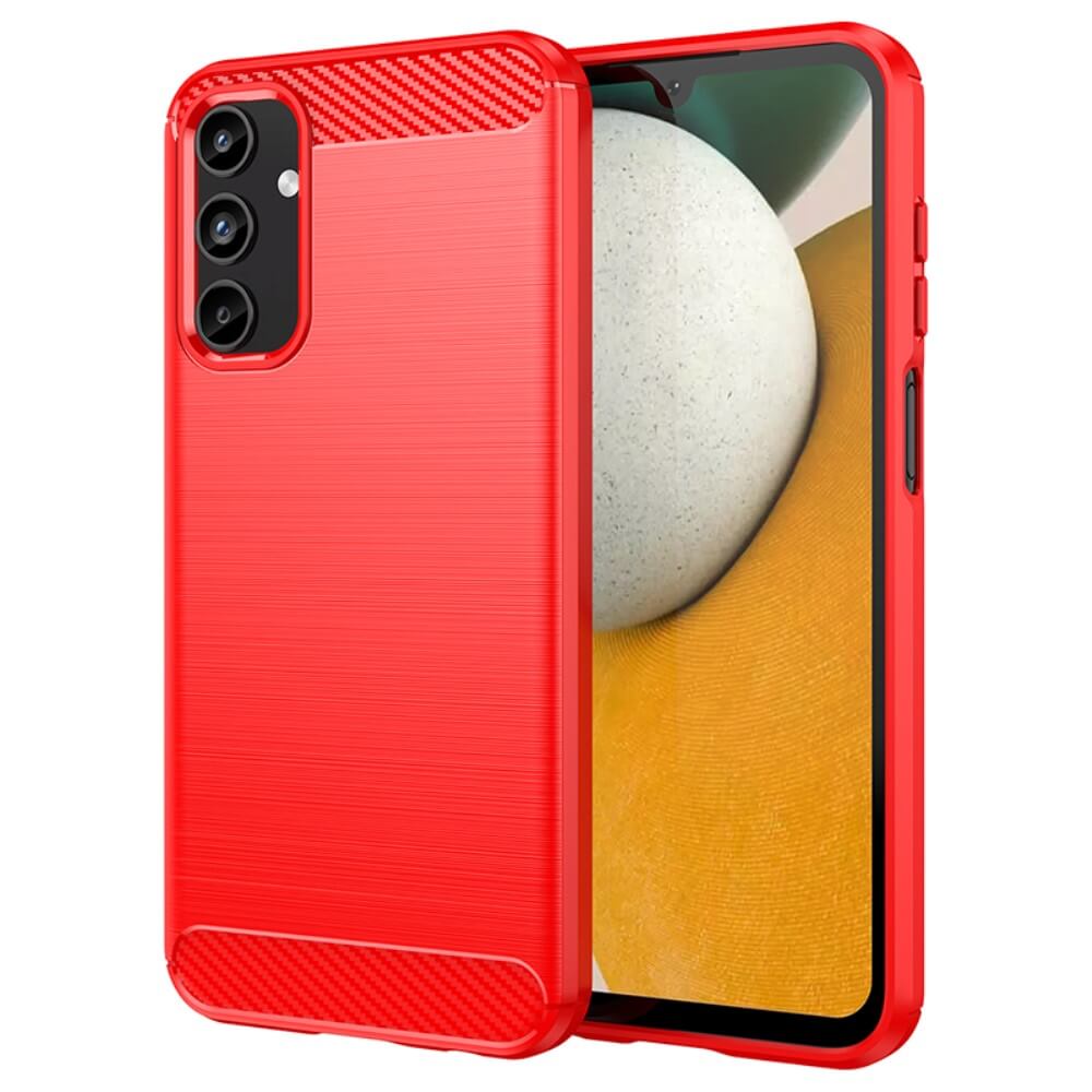 Galaxy A15 - Cover in look metal carbone