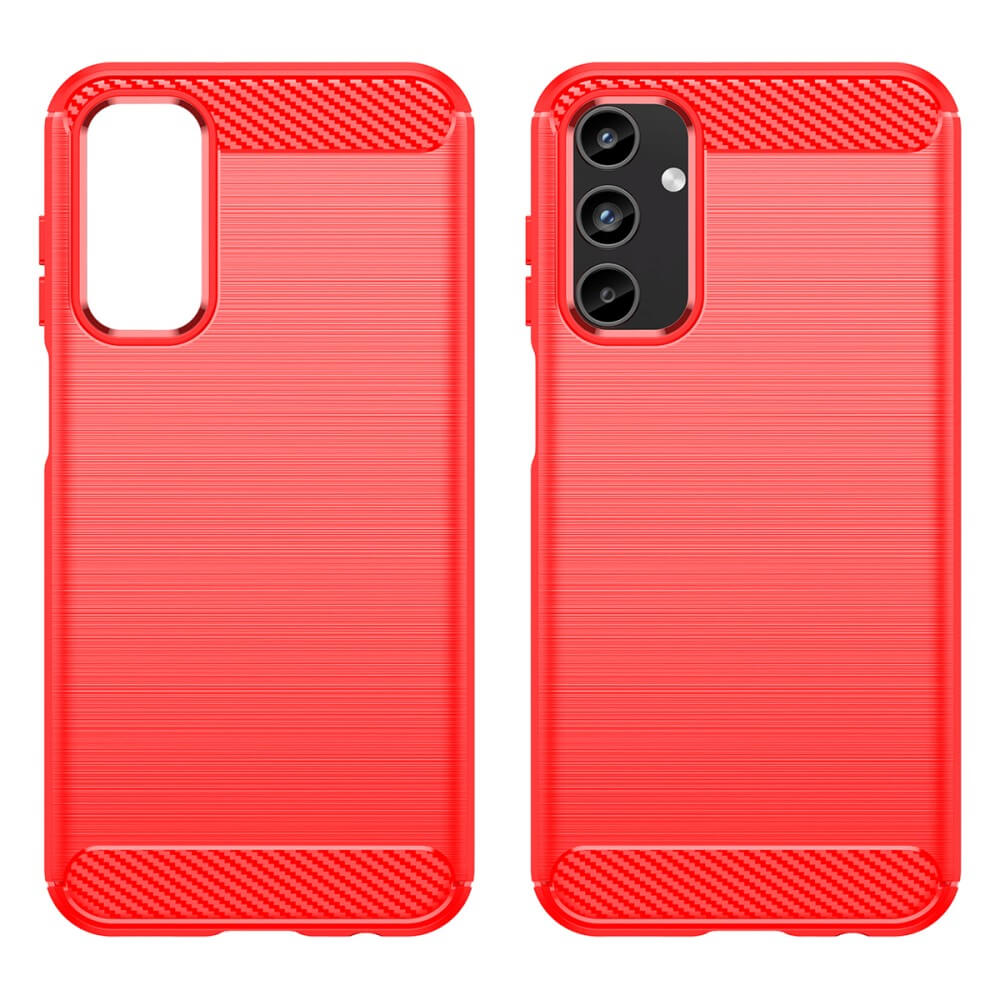 Galaxy A15 - Cover in look metal carbone