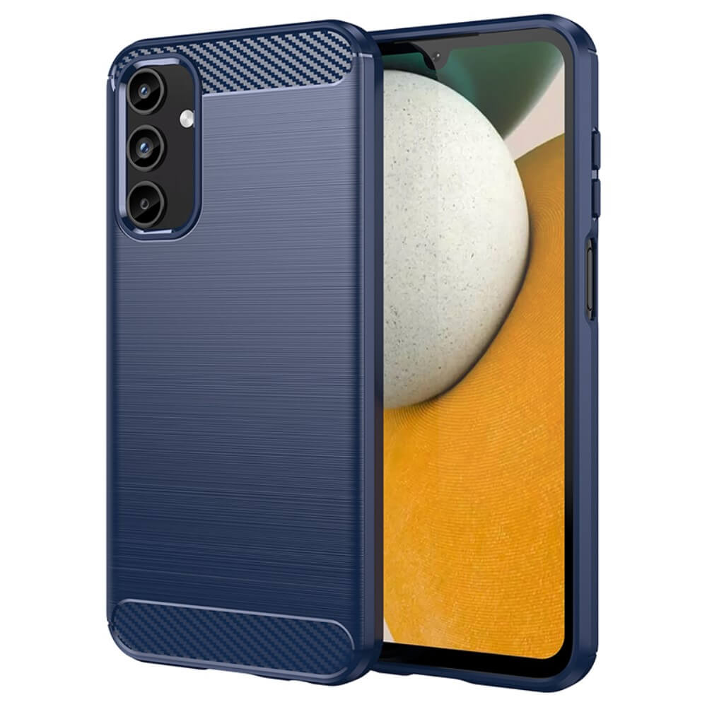 Galaxy A15 - Cover in look metal carbone