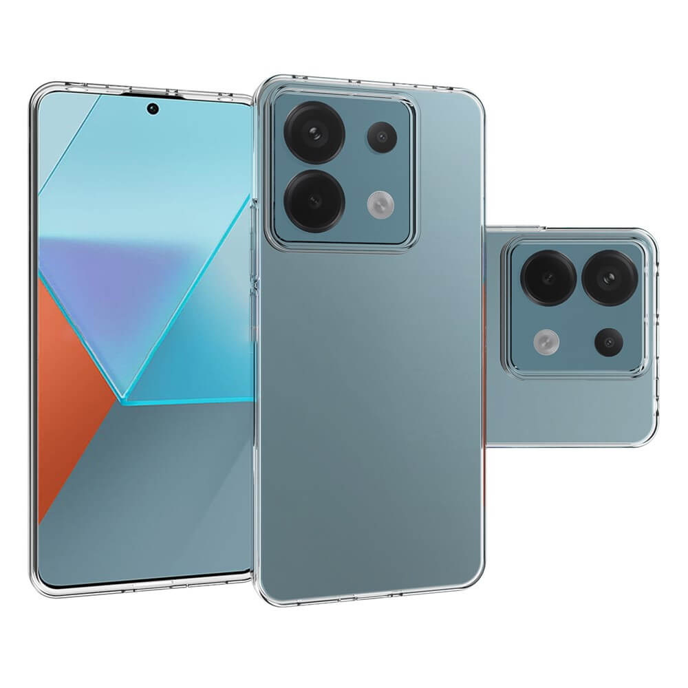 Poco X6 / Redmi Note 13 Pro 5G - Silikon Gummi Case transparent