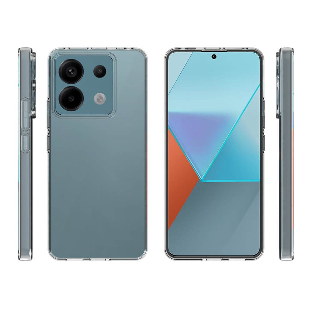 Poco X6 / Redmi Note 13 Pro 5G - Silikon Gummi Case transparent