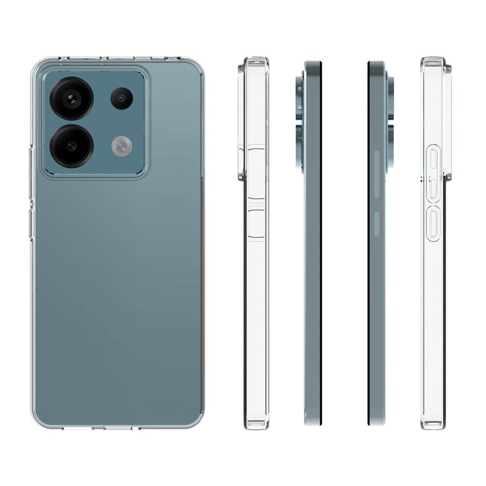 Poco X6 / Redmi Note 13 Pro 5G - Silikon Gummi Case transparent