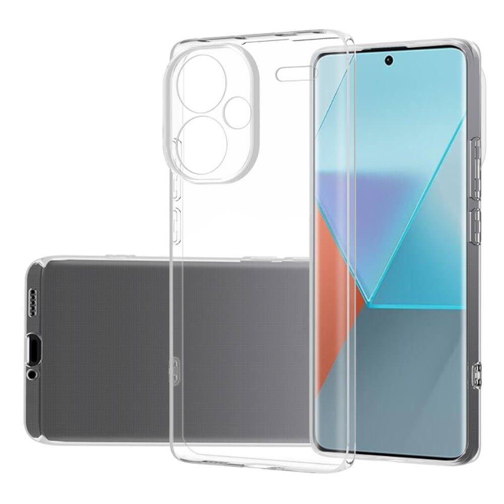 Xiaomi Redmi Note 13 Pro+ - Silikon Gummi Case transparent