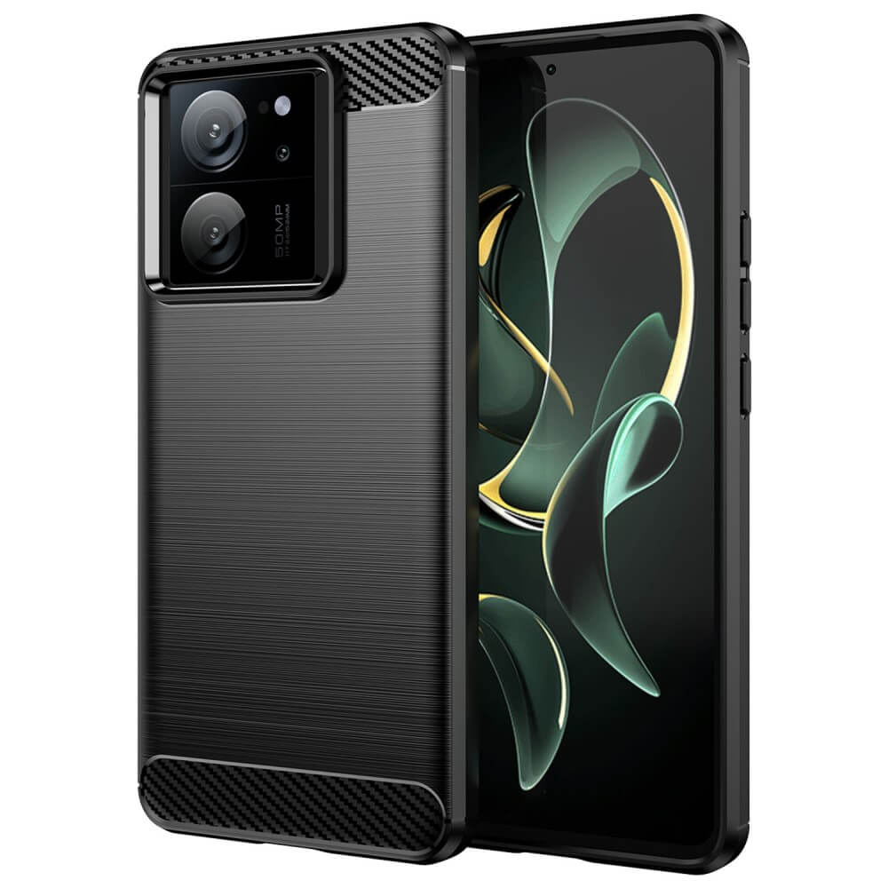 Xiaomi 13T / 13T Pro - Cover In Metallo Carbon Look