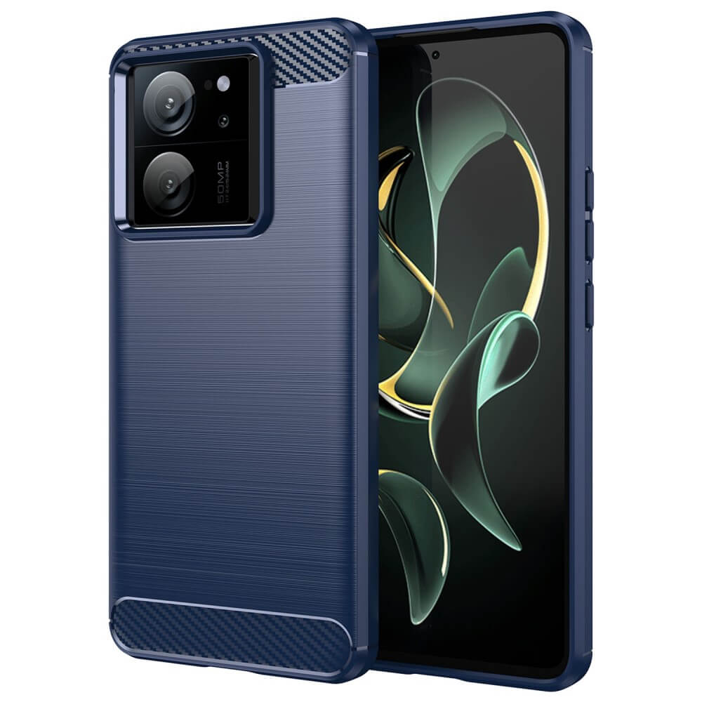 Xiaomi 13T / 13T Pro - Cover In Metallo Carbon Look
