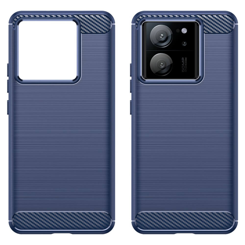 Xiaomi 13T / 13T Pro - Cover In Metallo Carbon Look