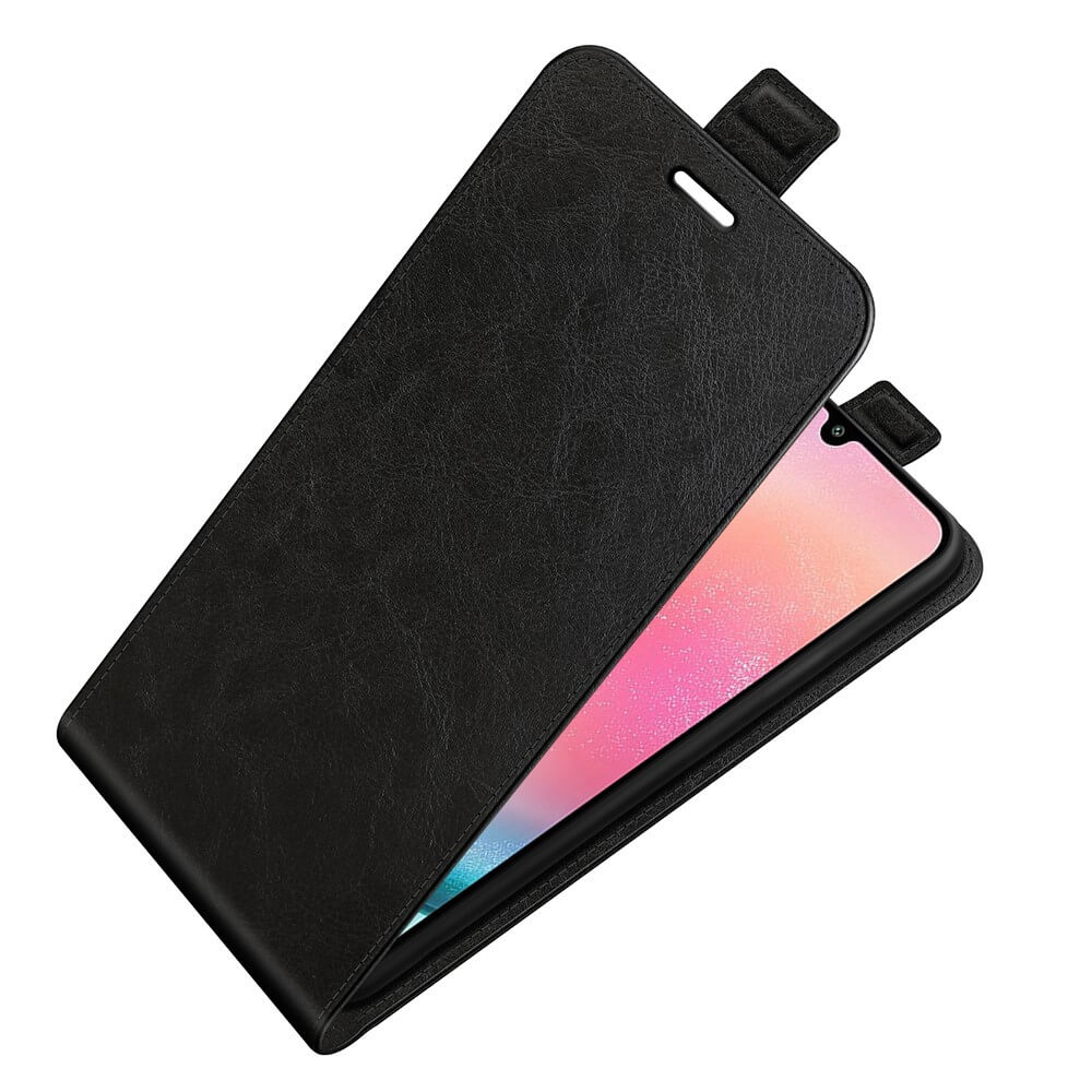 Galaxy A25 5G - Klassisches Flip Case vertikal schwarz