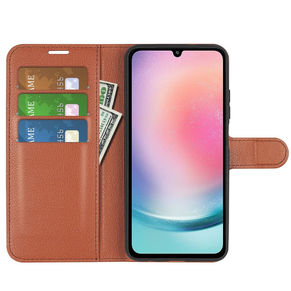 Galaxy A25 5G - Leder Etui Hülle