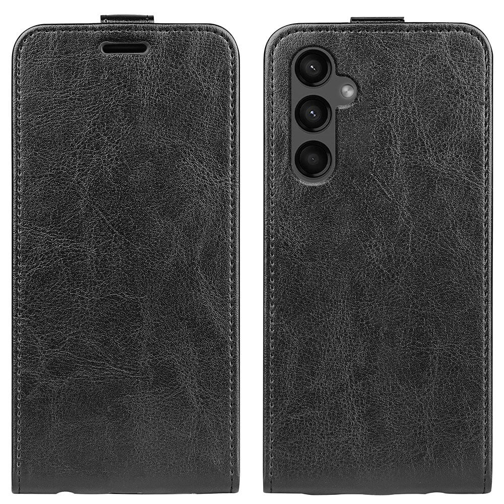 Galaxy A15 - Klassisches Flip Case vertikal schwarz