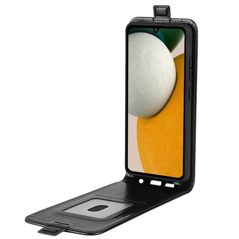 Galaxy A15 - Klassisches Flip Case vertikal schwarz
