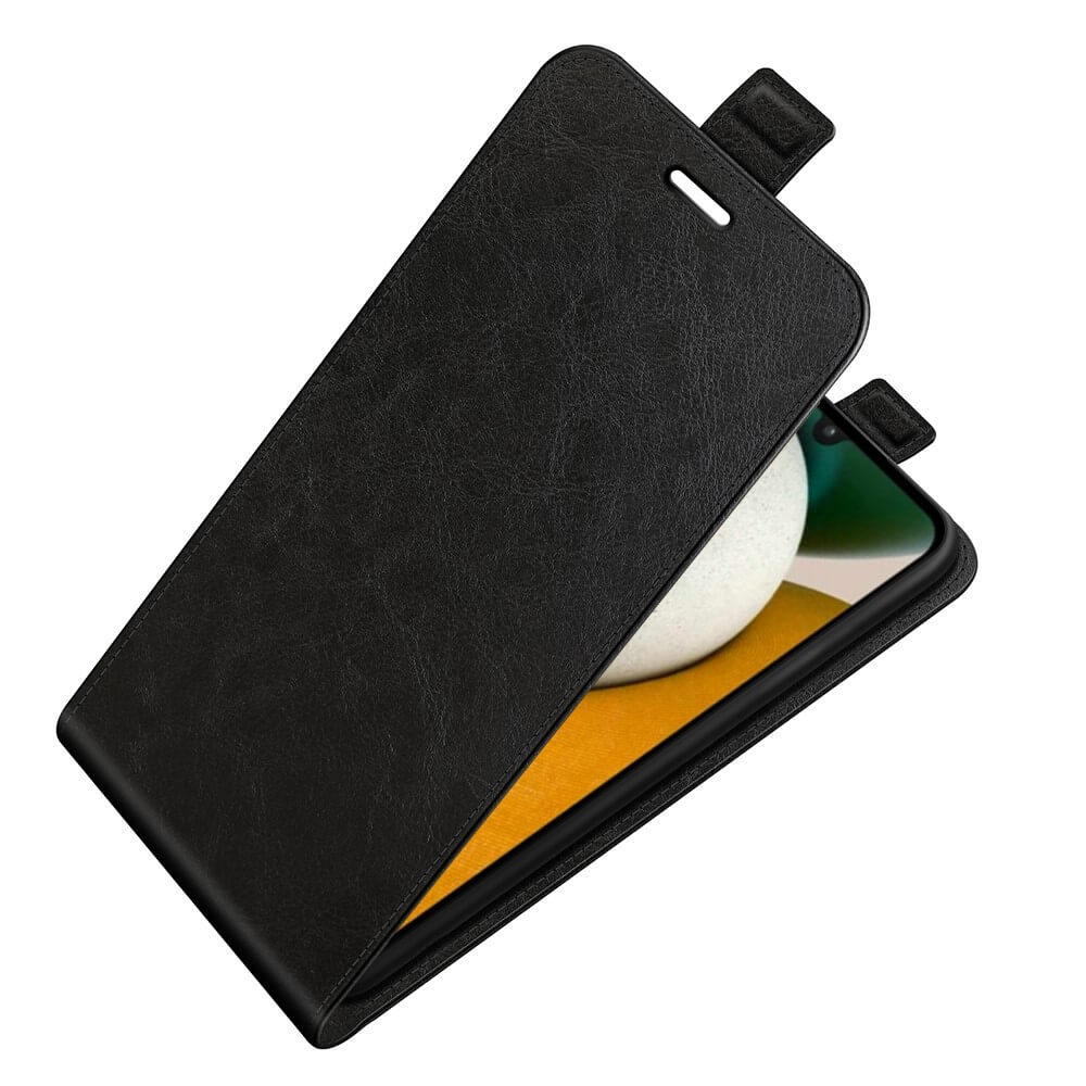 Galaxy A15 - Klassisches Flip Case vertikal schwarz