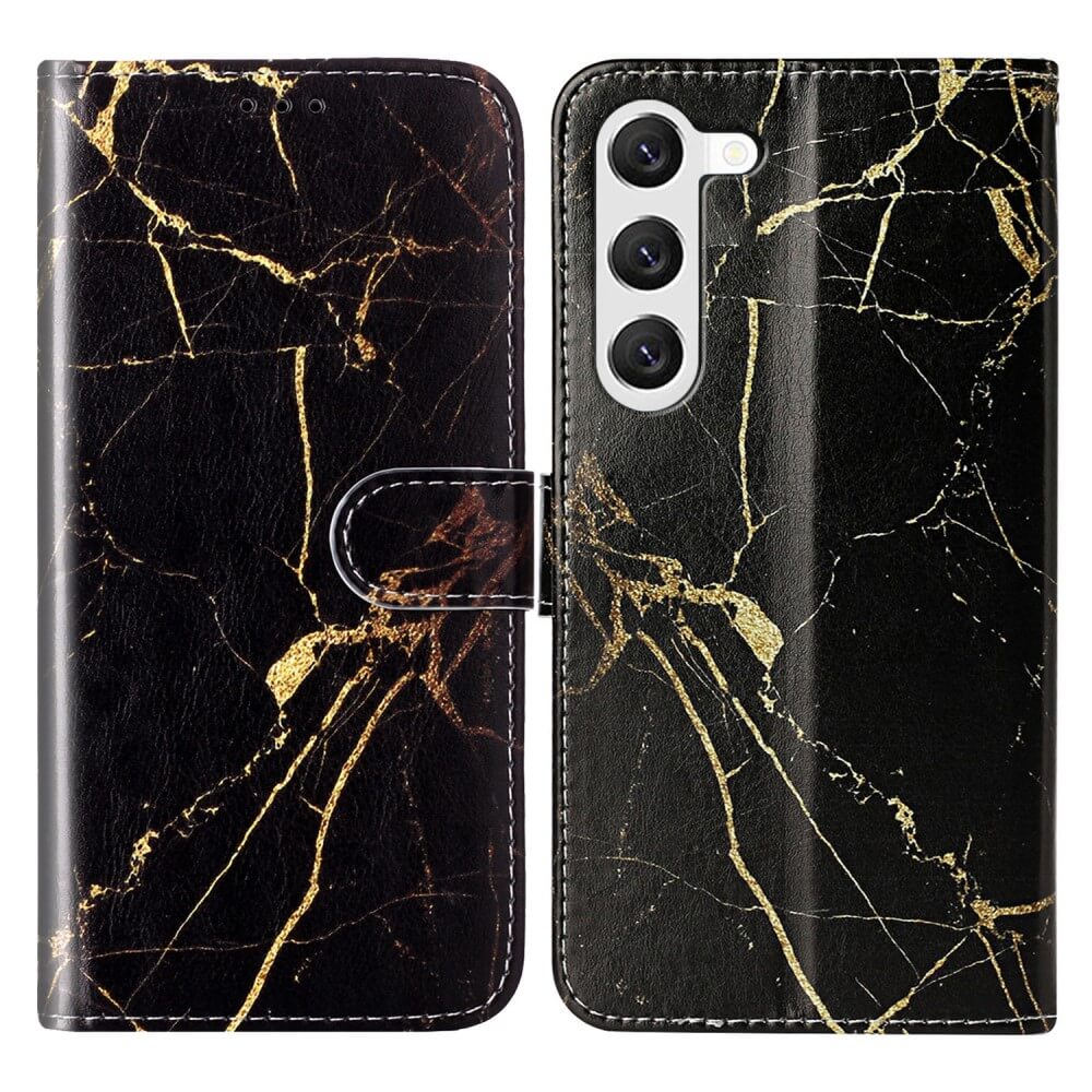 Galaxy S24 - Leather Case Marble