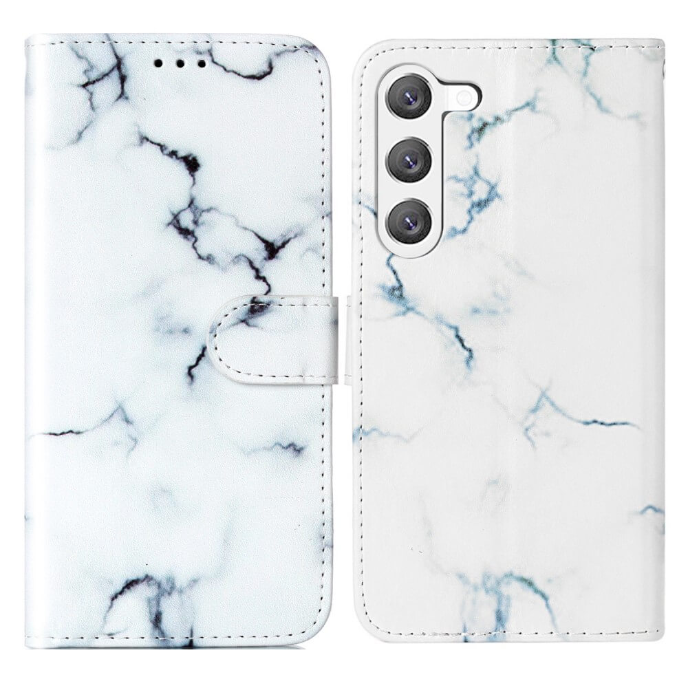 Galaxy S24 - Leather Case Marble