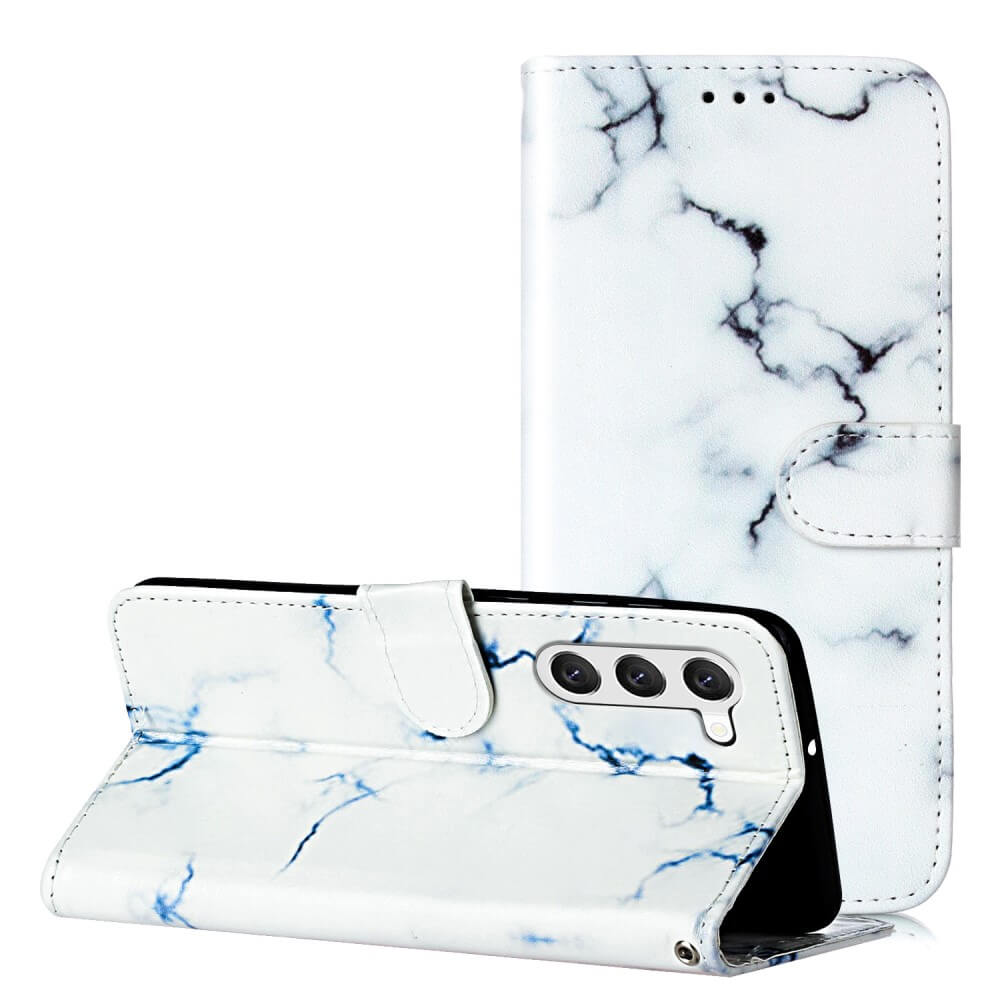 Galaxy S24 - Leather Case Marble
