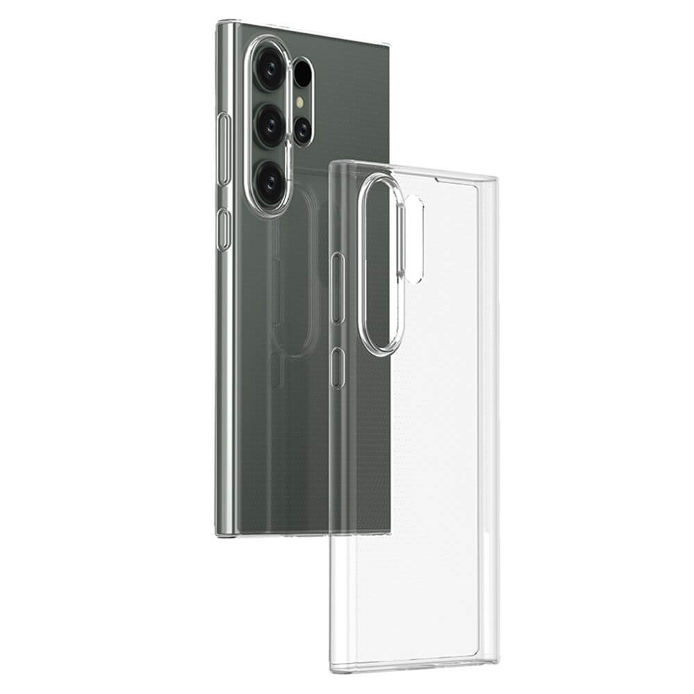 Galaxy S24 Ultra - Silikon Gummi Case transparent