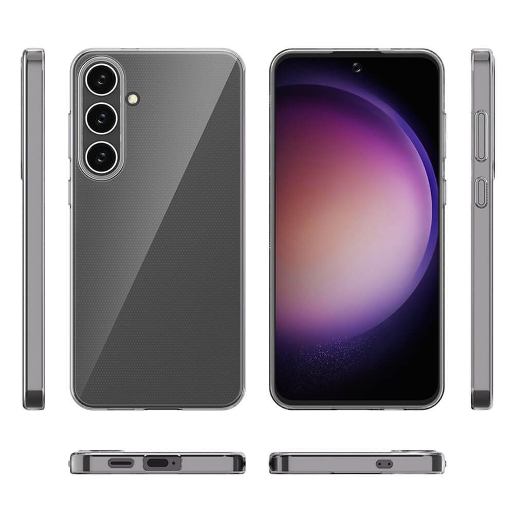 Galaxy S24+ - Silikon Gummi Case transparent