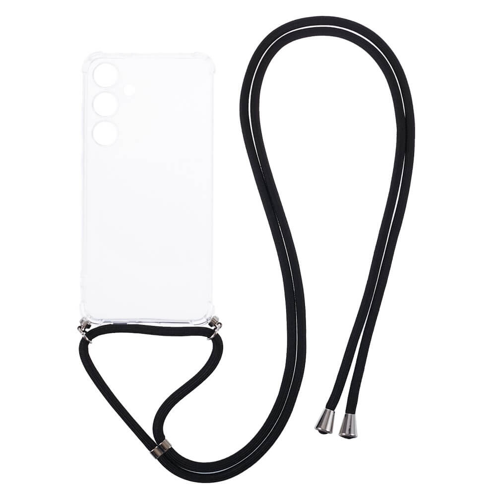Galaxy S24+ - Hülle mit Umhängeband transparent
