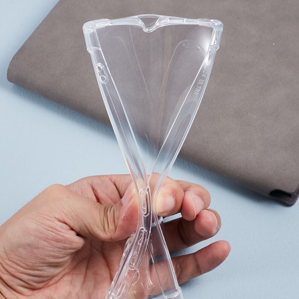 Galaxy S24 Ultra - Hülle mit Umhängeband transparent