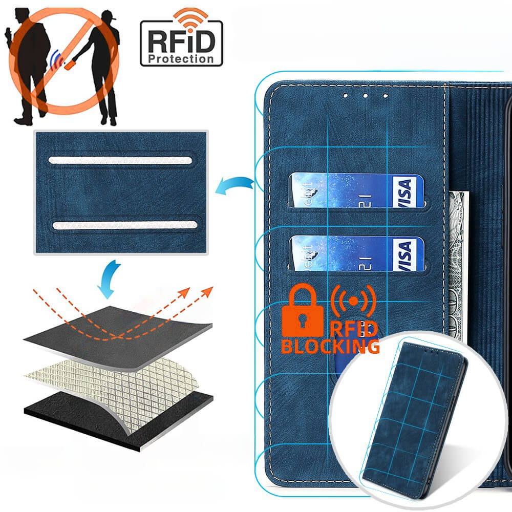 OPPO A58 4G - Custodia con blocco RFID