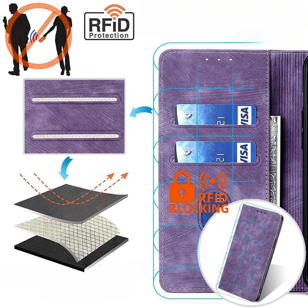 Xiaomi Redmi Note 13 5G - Wallet Case With Rfid Blocker