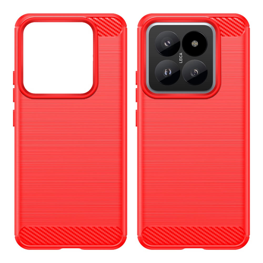 Xiaomi 14 Pro - Coque look métal carbone