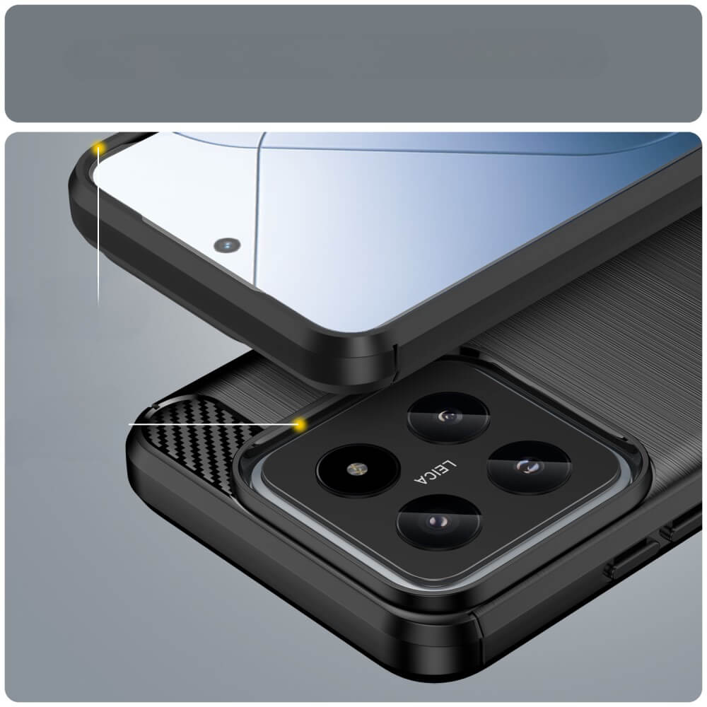Xiaomi 14 - Metal Carbon Look Case