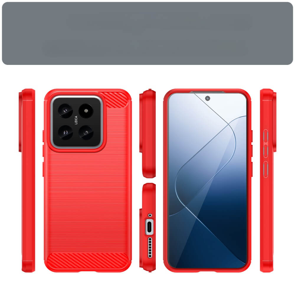 Xiaomi 14 - Metal Carbon Look Case