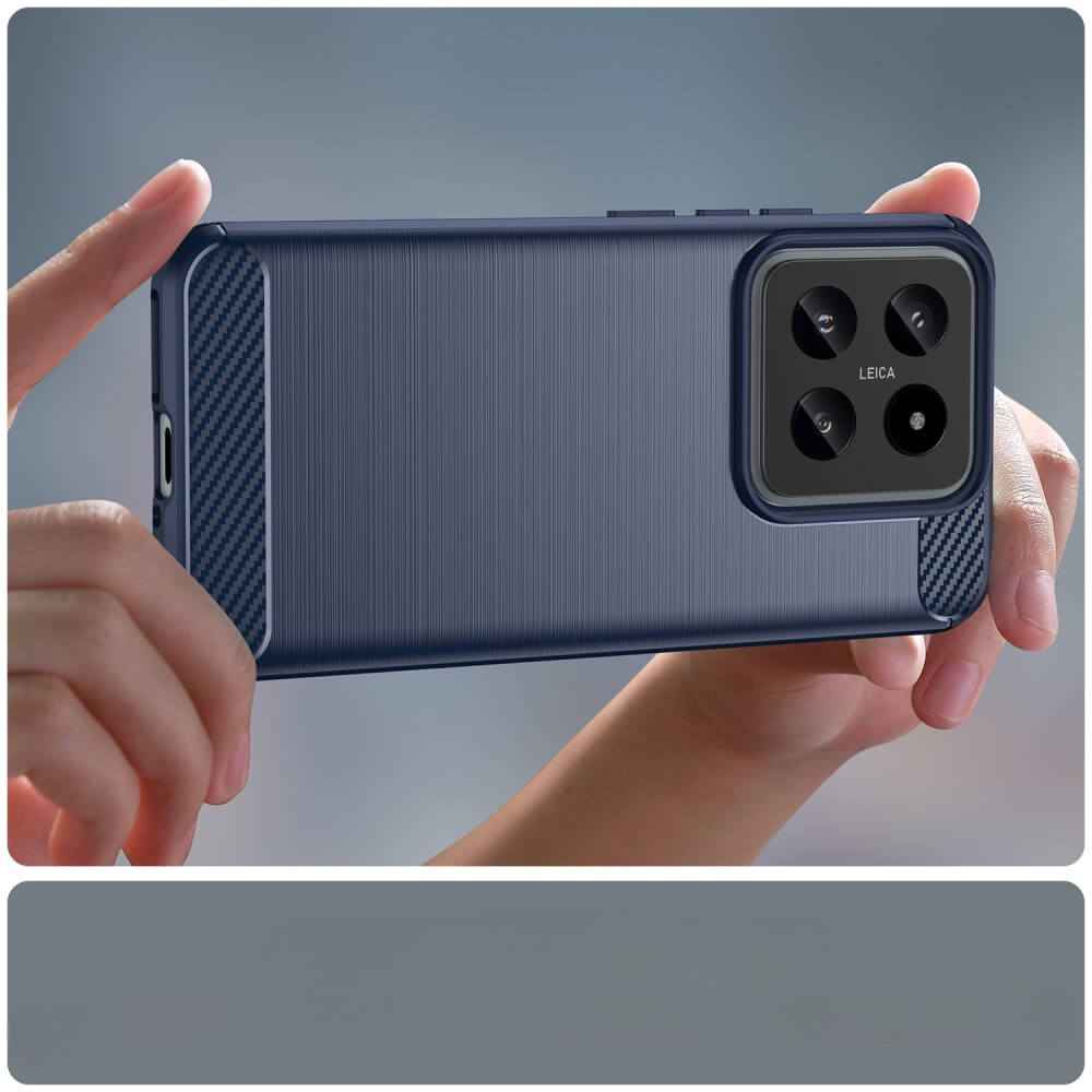 Xiaomi 14 - Metal Carbon Look Case