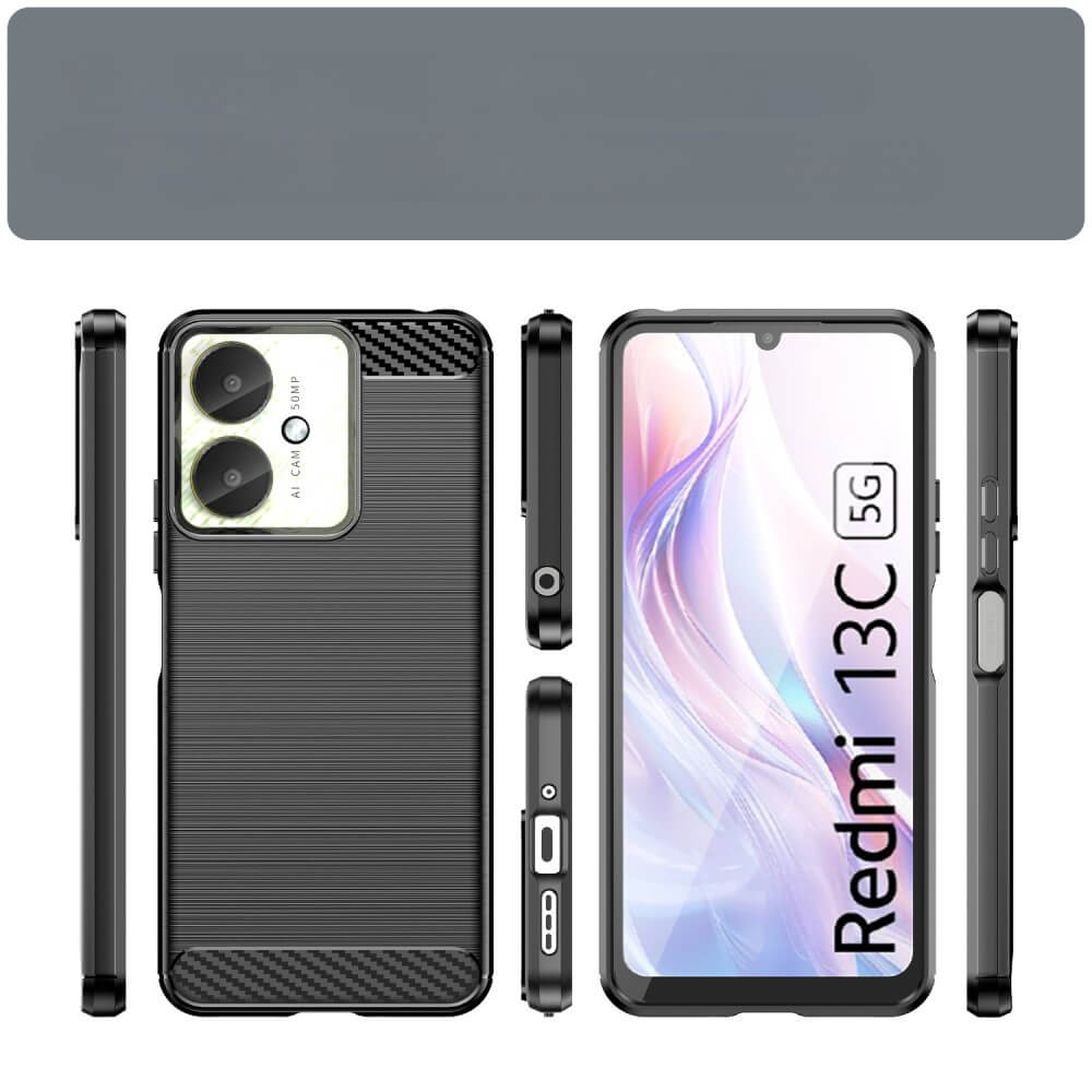 Xiaomi Poco C65 / Redmi 13c - Metal Look Case