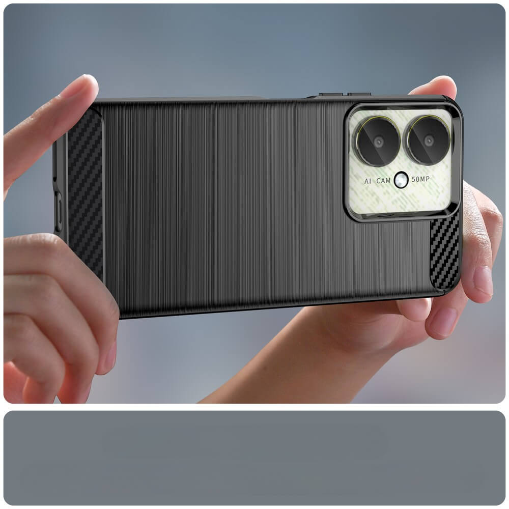 Xiaomi Poco C65 / Redmi 13c - Metal Look Case