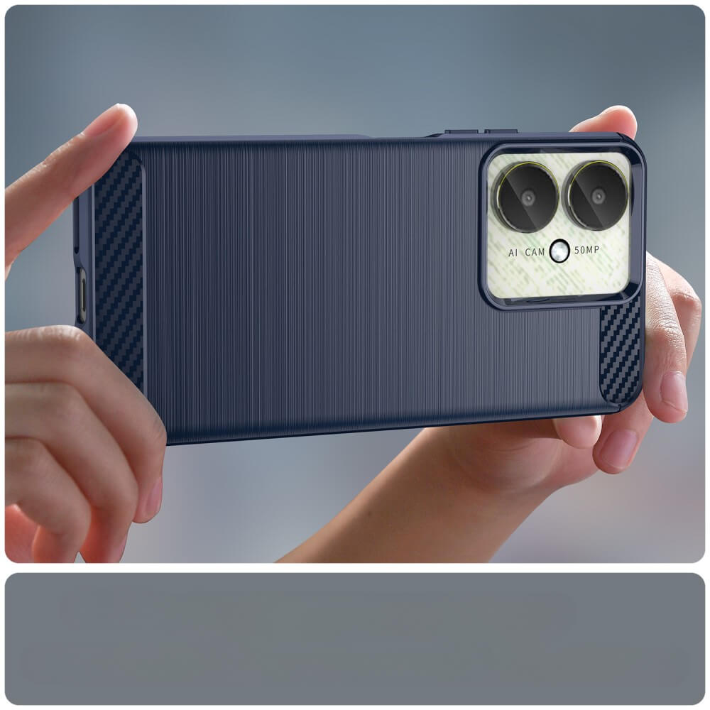 Xiaomi Poco C65 / Redmi 13c - Metal Look Case