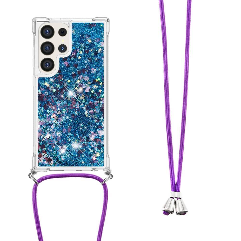 Galaxy S24 Ultra - Glitter Custodia con cordino