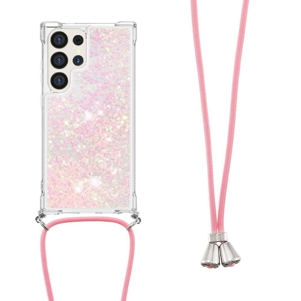 Galaxy S24 Ultra - Glitter Custodia con cordino