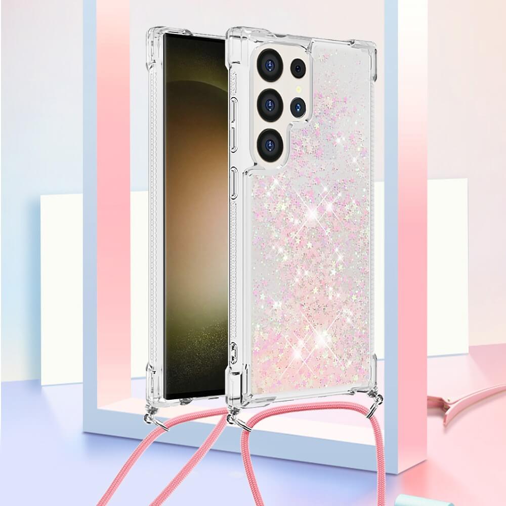 Galaxy S24 Ultra - Glitter Custodia con cordino