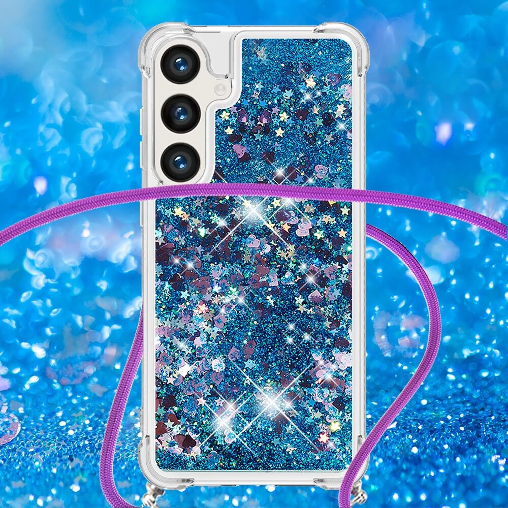Galaxy S24+ - Glitter custodia con cordino
