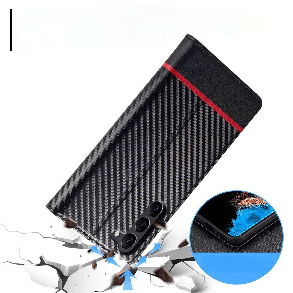 Galaxy S24 - LC.IMEEKE Custodia Carbon Fiber