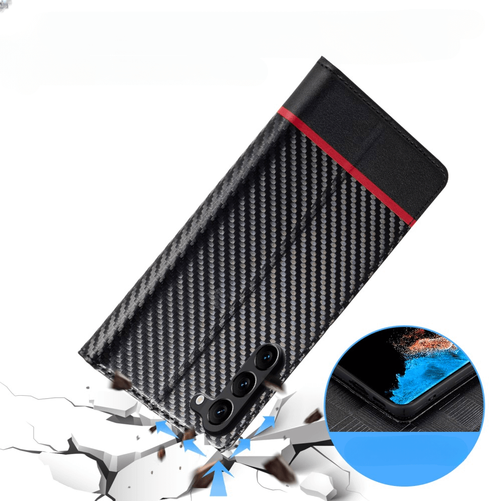 Galaxy S24+ - LC.IMEEKE Custodia Carbon Fiber