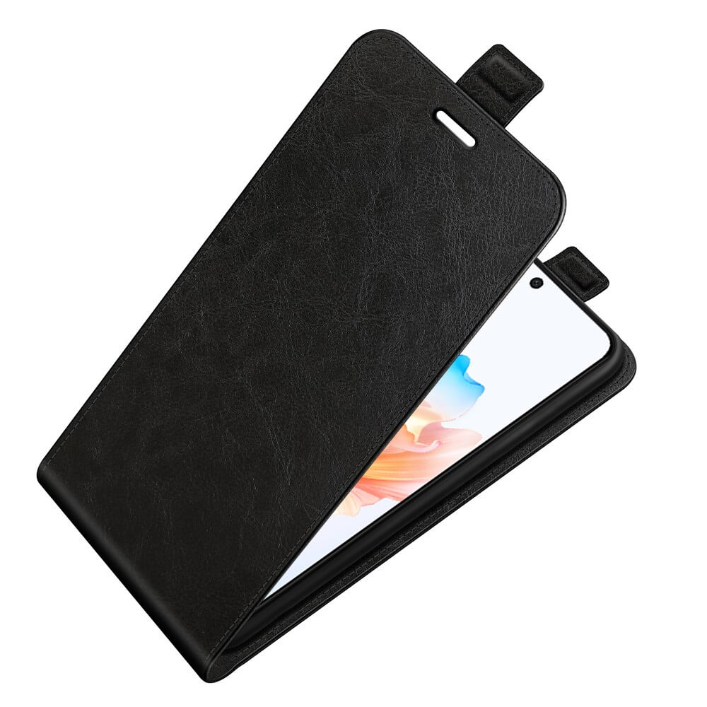OPPO A79 5G - Klassisches Flip Case vertikal schwarz
