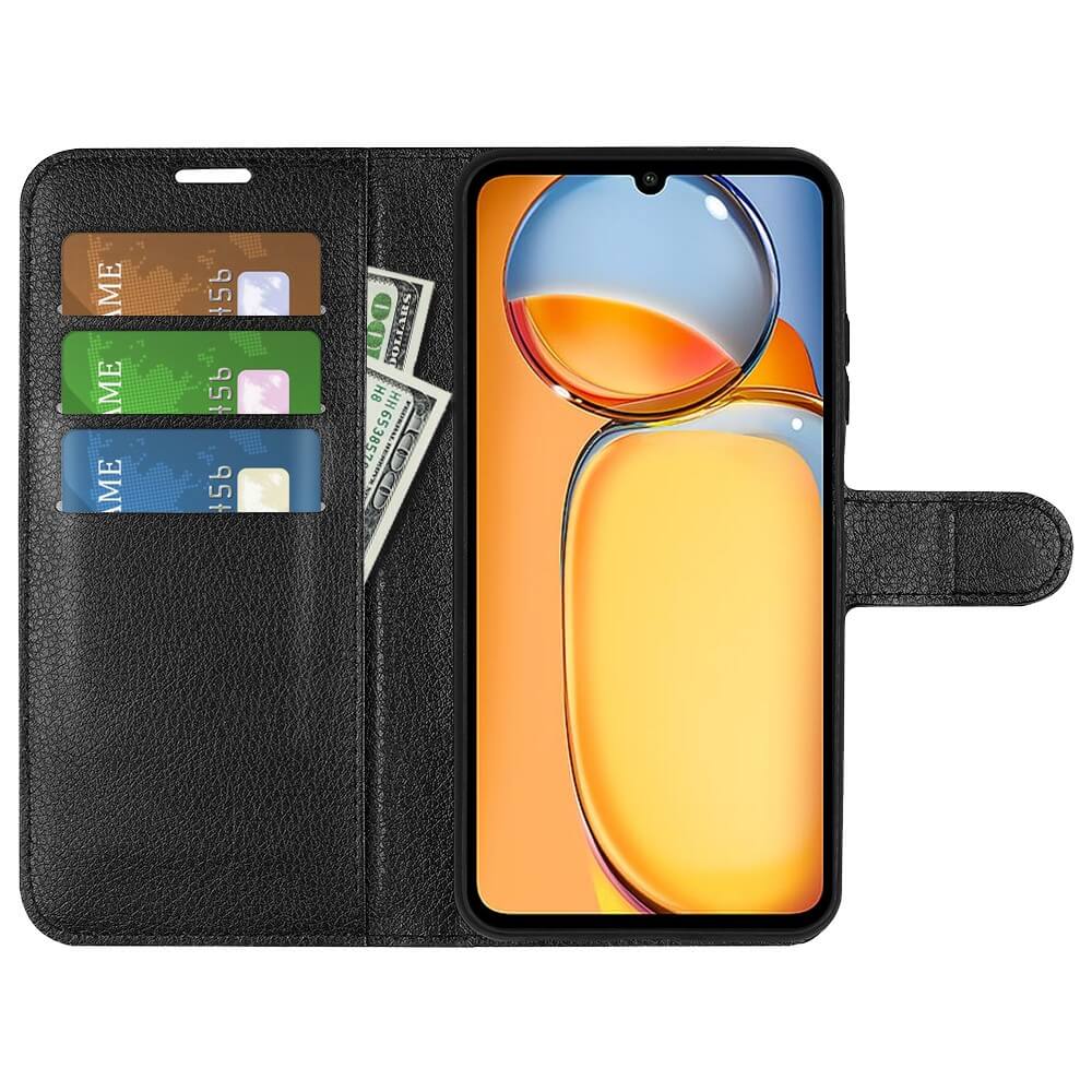 Xiaomi Poco C65 / Redmi 13C - Leather Case Cover