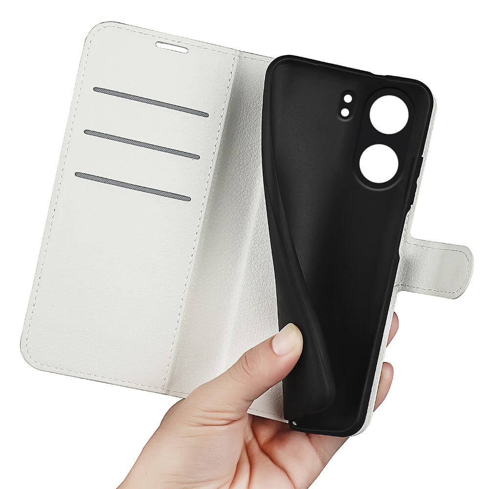 Xiaomi Poco C65 / Redmi 13C - Leather Case Cover