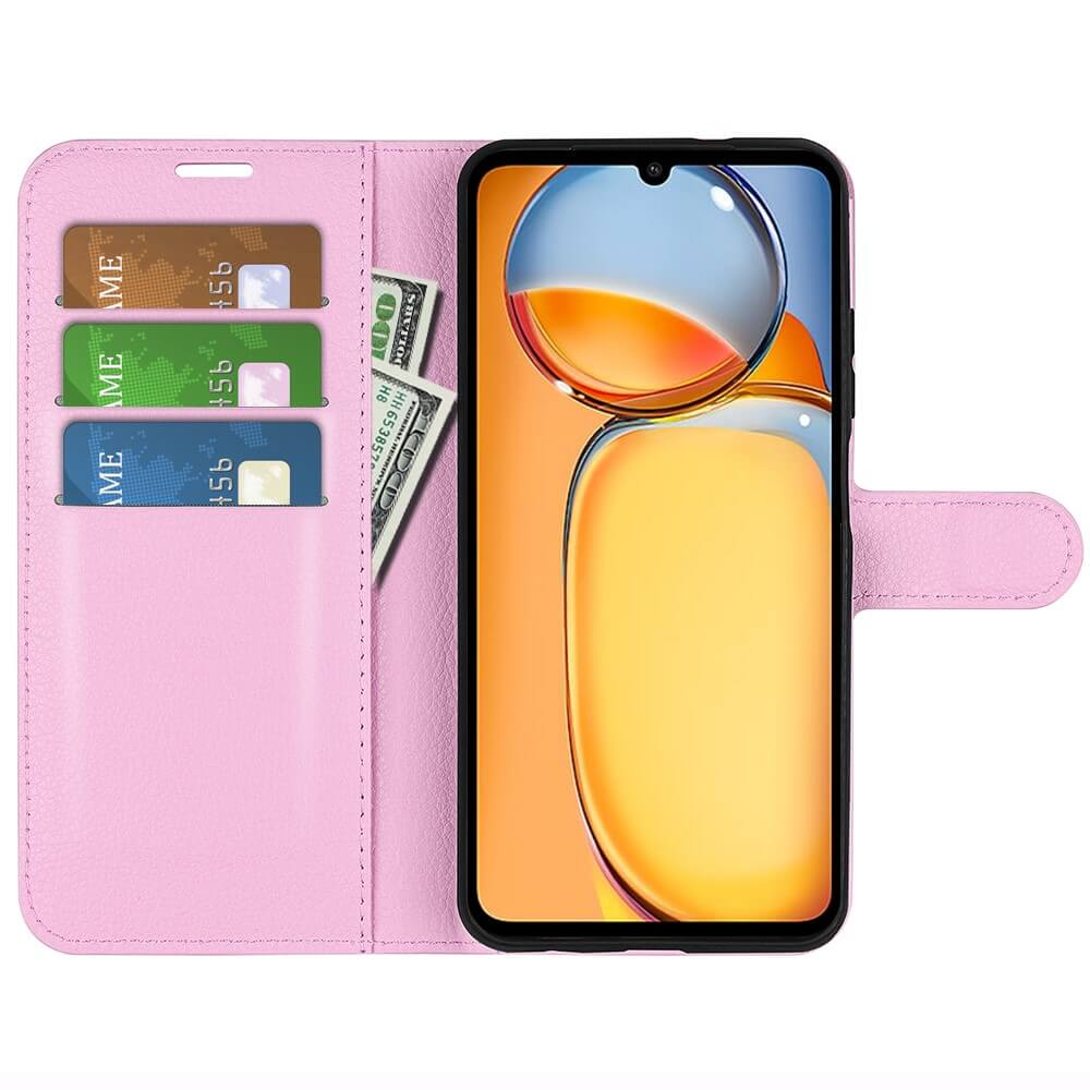 Xiaomi Poco C65 / Redmi 13C - Leather Case Cover