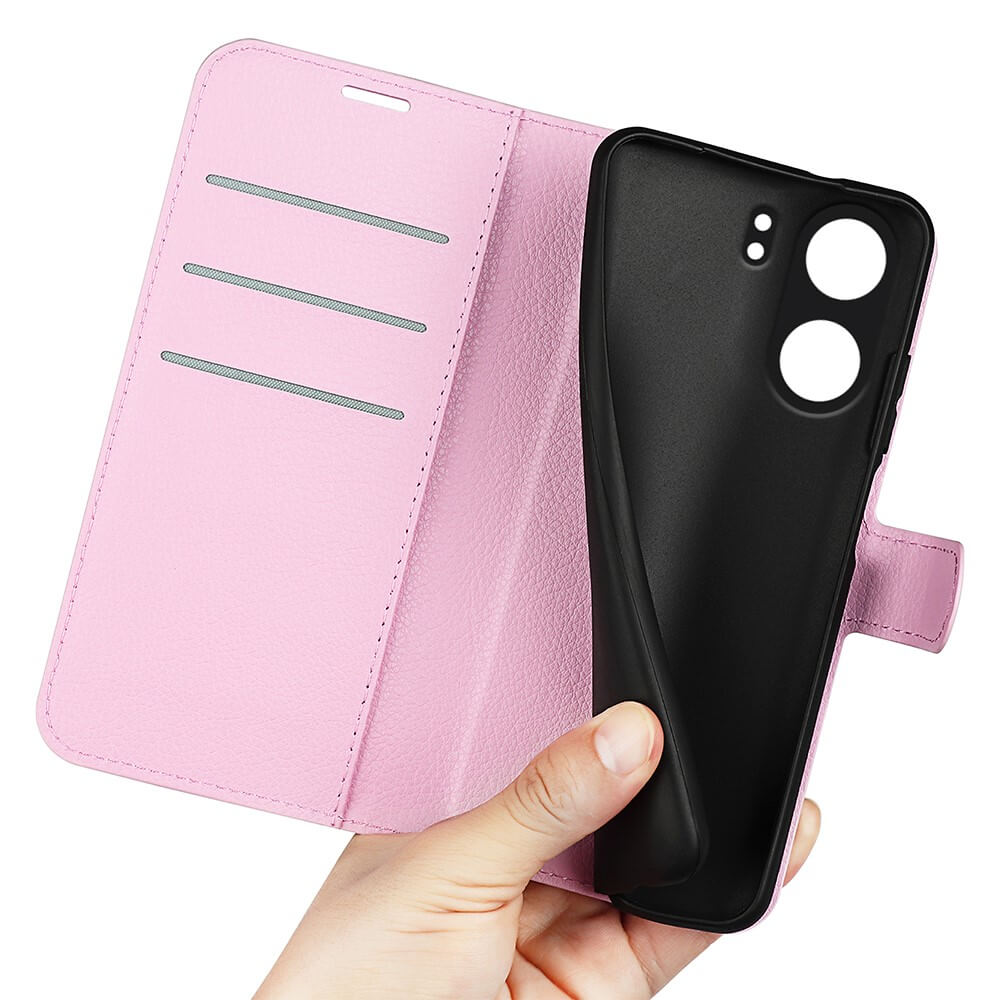 Xiaomi Poco C65 / Redmi 13C - Leather Case Cover