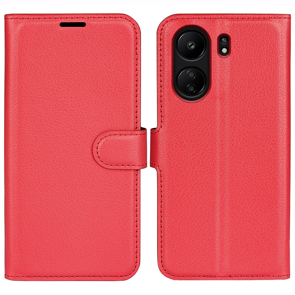 Xiaomi Poco C65 / Redmi 13C - Leather Case Cover