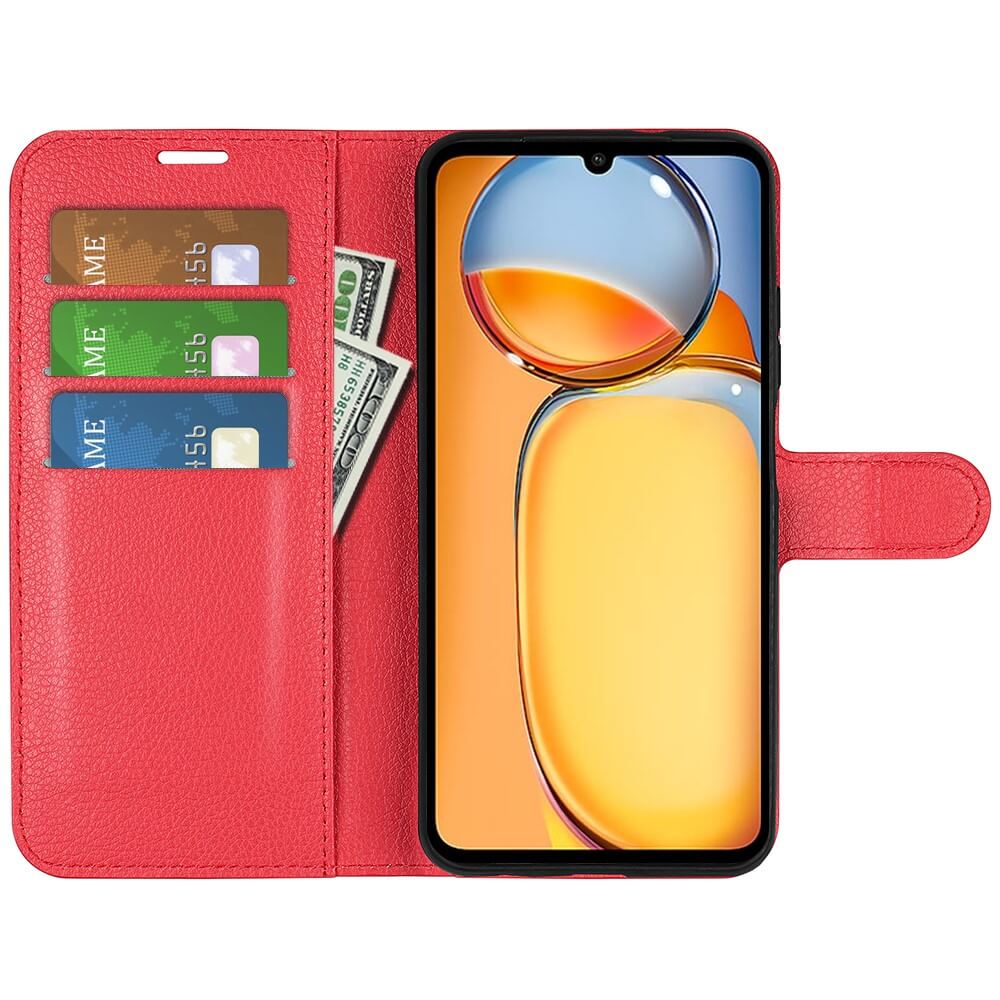 Xiaomi Poco C65 / Redmi 13C - Leather Case Cover