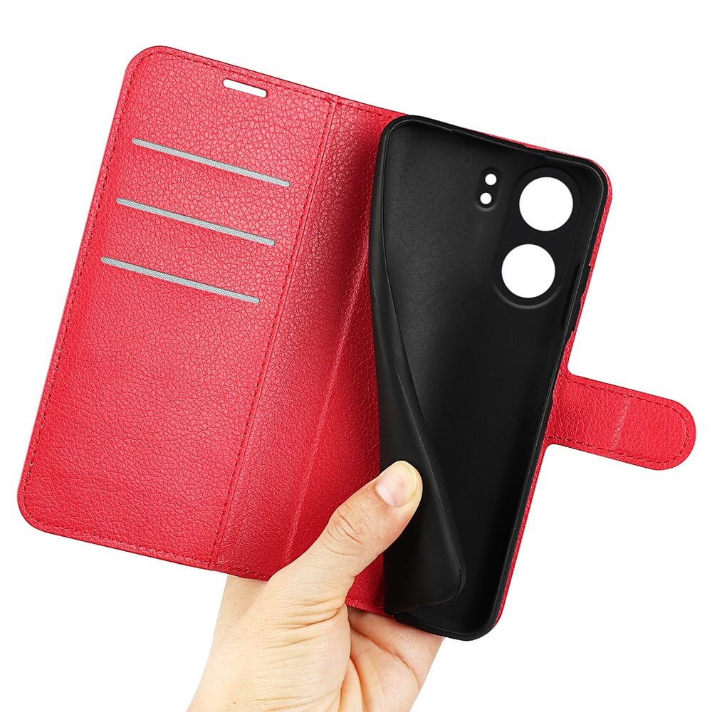 Xiaomi Poco C65 / Redmi 13C - Leather Case Cover